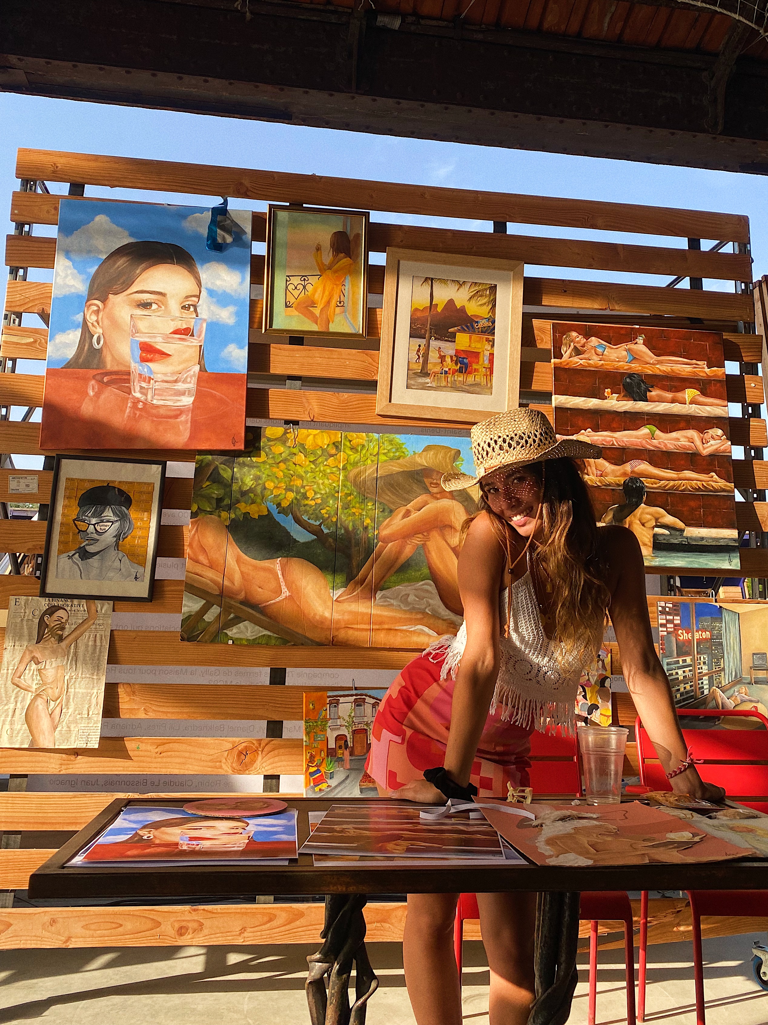 Dolanor dans son atelier